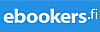 Ebookers.fi-tekstilogo valkoisella sinisellä taustalla.
